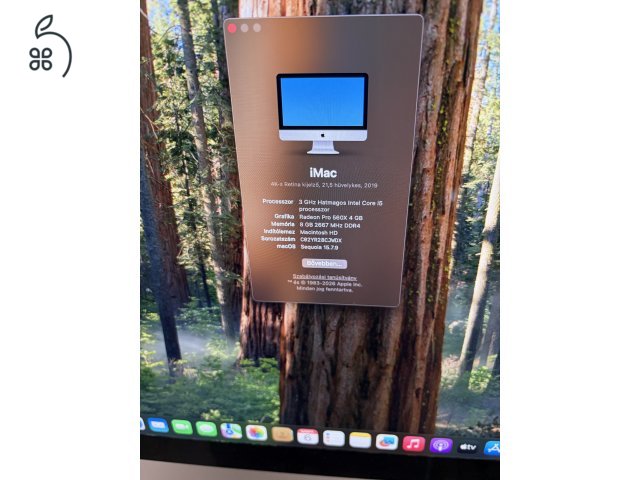 Apple IMac A2116 I5-8500/8GB/1TB/4K 21,5”