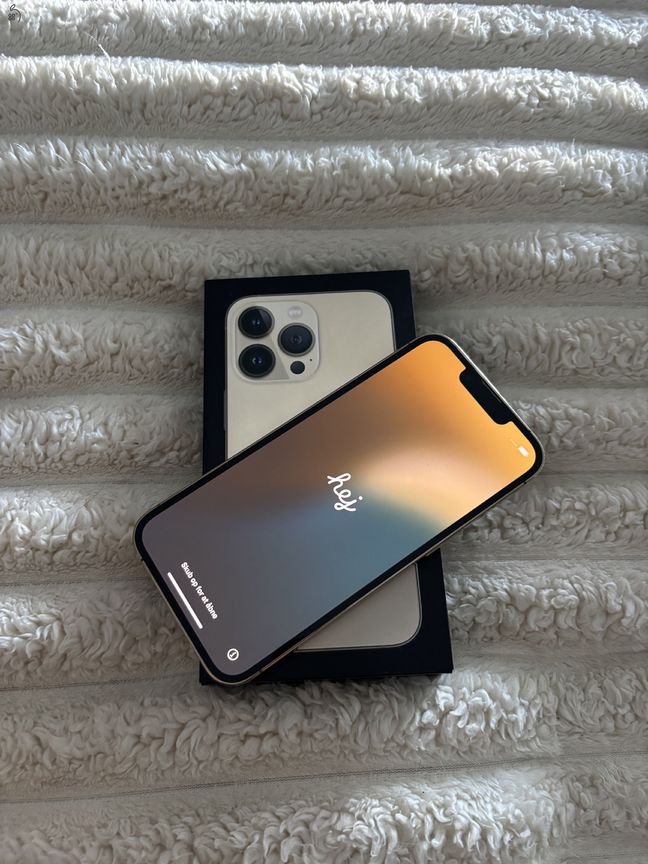 IPhone 13 Pro 128GB Gold – szép állapot, 84% akku