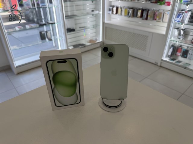 iPhone 15 128GB Független Újszerű/1 hónap gar./Akku 86%/p5015