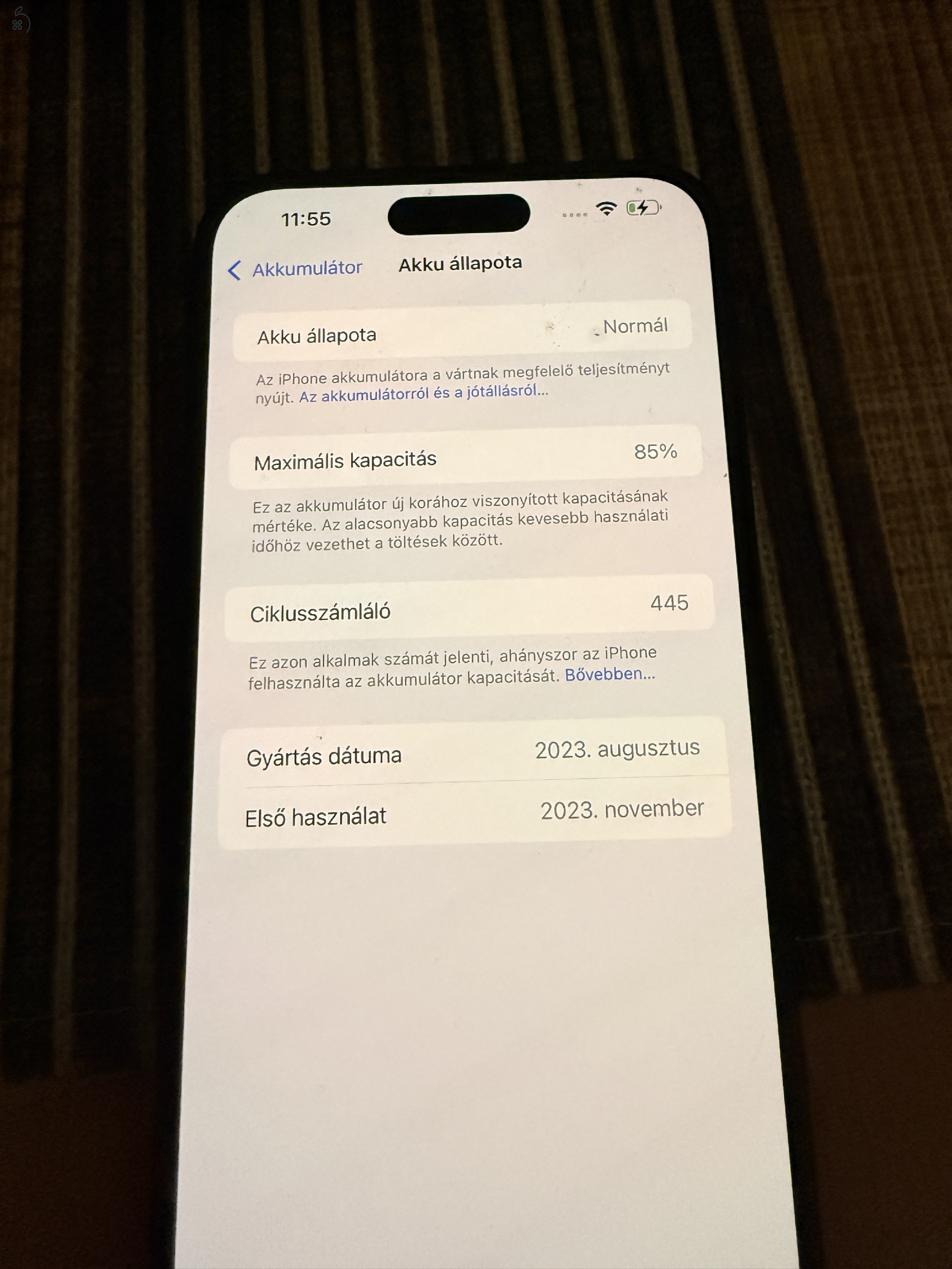 Használt Iphone 15 plus