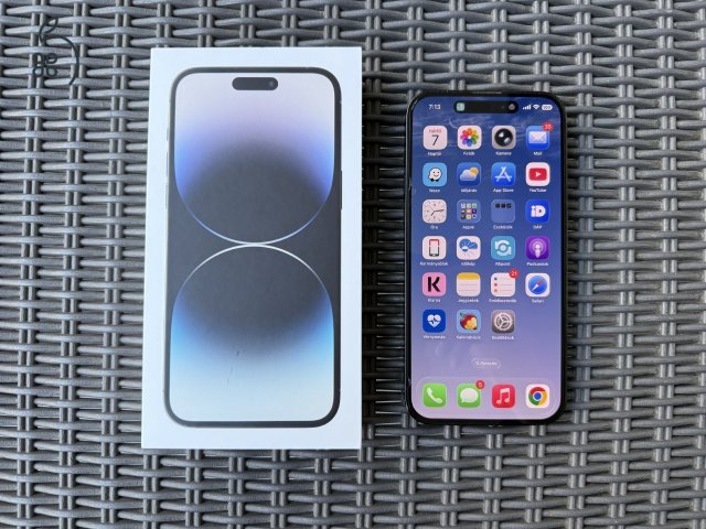 Apple iPhone 14 Pro Max 128 GB Space Black - kártyafüggetlen