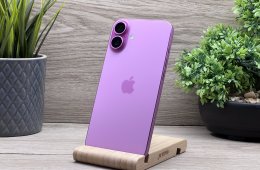 Hibátlan iPhone 16 Plus Pink 256GB 2 ÉV Garanciával 90%