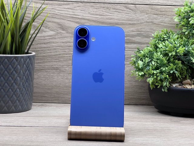 Hibátlan iPhone 16 Plus Ultramarine 128GB 2 ÉV Garanciával 93%