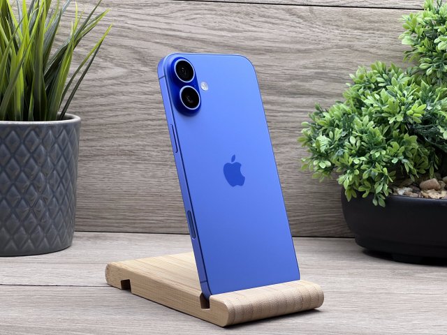 Hibátlan iPhone 16 Plus Ultramarine 128GB 2 ÉV Garanciával 93%