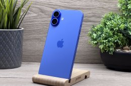 Hibátlan iPhone 16 Plus Ultramarine 128GB 2 ÉV Garanciával 93%