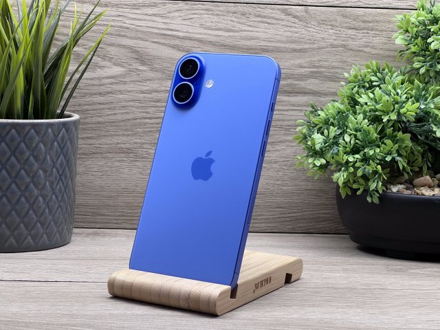 Hibátlan iPhone 16 Plus Ultramarine 128GB 2 ÉV Garanciával 93%
