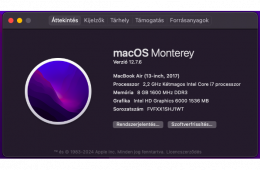 MacBook Air 2017 eladó