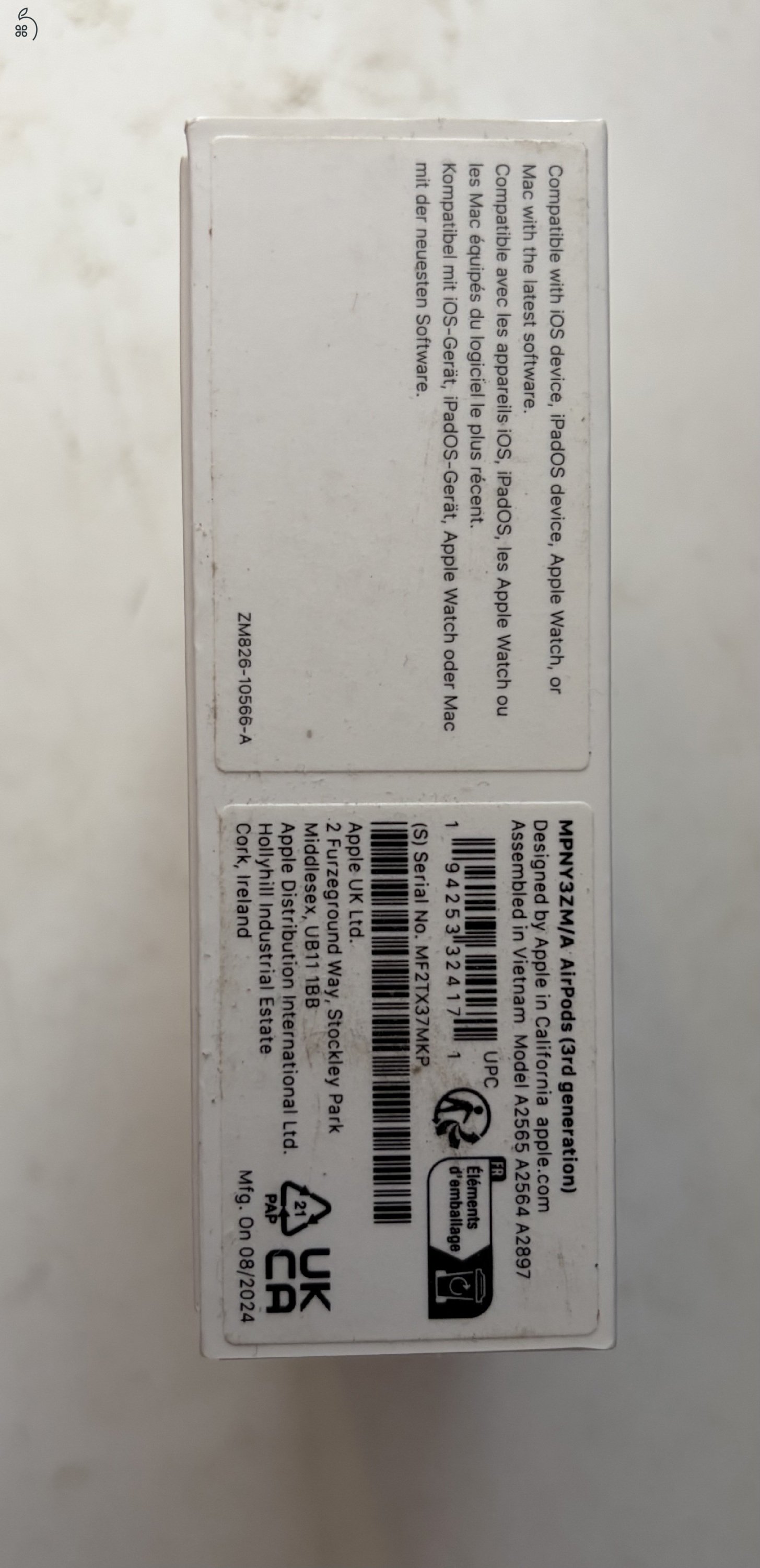 Apple AirPods 3. Generáció