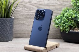iPhone 15 Pro Blue Titanium 128GB 2 ÉV Garanciával 93%