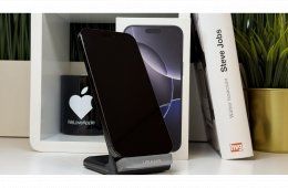 iPhone 16 Pro Max 256GB, Fekete Titán, Független, Számla, 2 Év Garancia, 92%