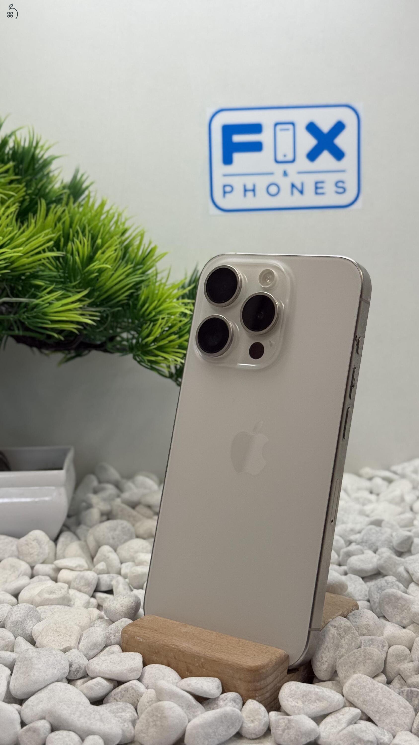 iPhone 15 Pro 128GB Független 100% akkumulátor Újszerű állapot