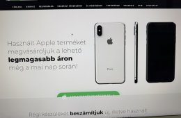 ELADÓ AZ almaadasvetel.hu weboldal. Használt Apple Termékek Felvásárlása weboldal.