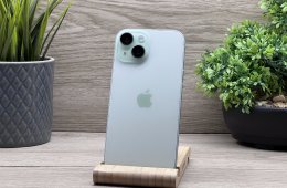 Hibátlan iPhone 15 Green 256GB 2 ÉV Garanciával Számlával