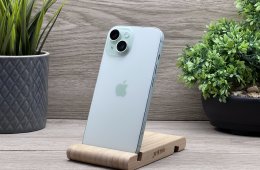 Hibátlan iPhone 15 Green 256GB 2 ÉV Garanciával Számlával