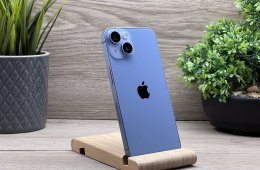 Hibátlan iPhone 14 Blue 256GB 2 ÉV Garanciával Számlával