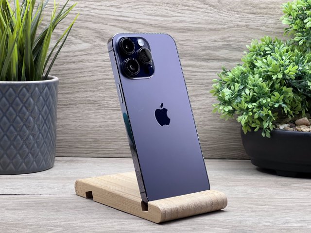 iPhone 14 Pro Max Deep Purple 256GB 2 ÉV Garanciával Számlával Aksi 100%
