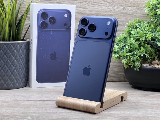 Hibátlan iPhone 17 Pro Max Deep Blue 256GB 2 ÉV Garanciával Számlával