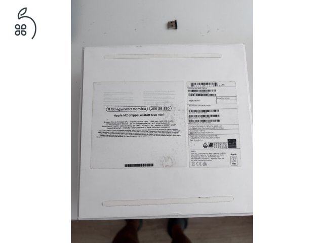 Hibátlan Mac Mini M2 gyári dobozában: 8 / 256-os 1 hónap próbagarival, ingyen FOXPOST!