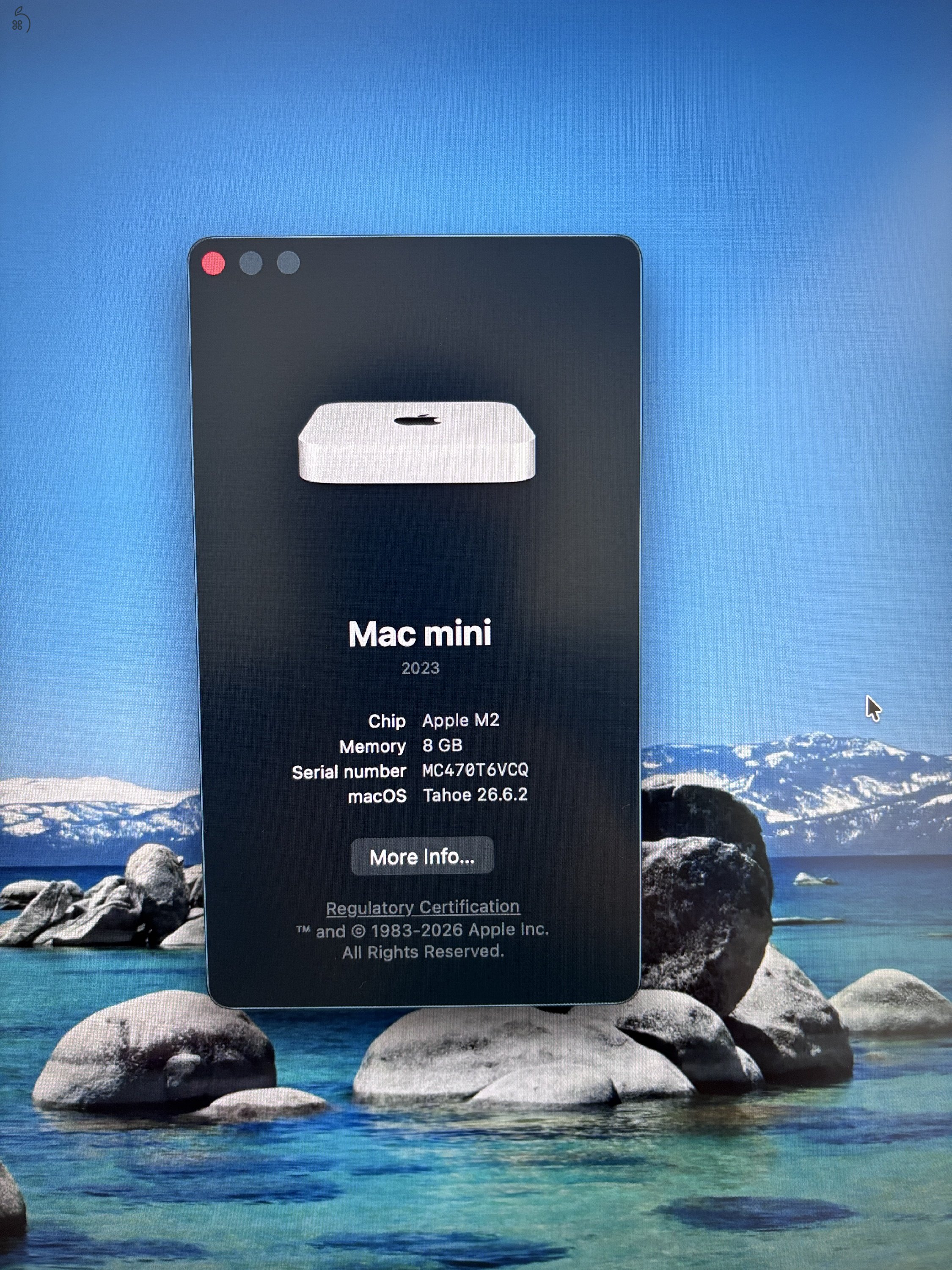 Hibátlan Mac Mini M2 gyári dobozában: 8 / 256-os 1 hónap próbagarival, ingyen FOXPOST!