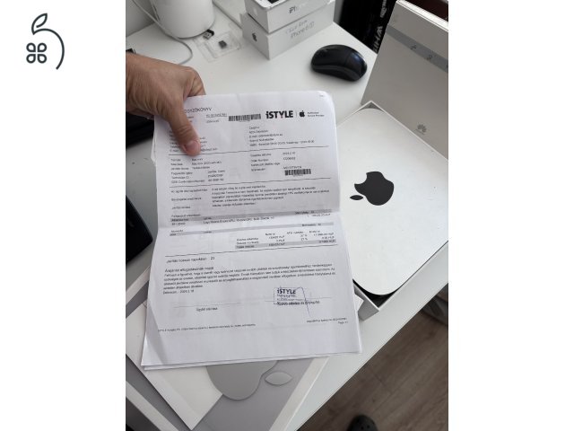 Hibátlan Mac Mini M2 gyári dobozában: 8 / 256-os 1 hónap próbagarival, ingyen FOXPOST!
