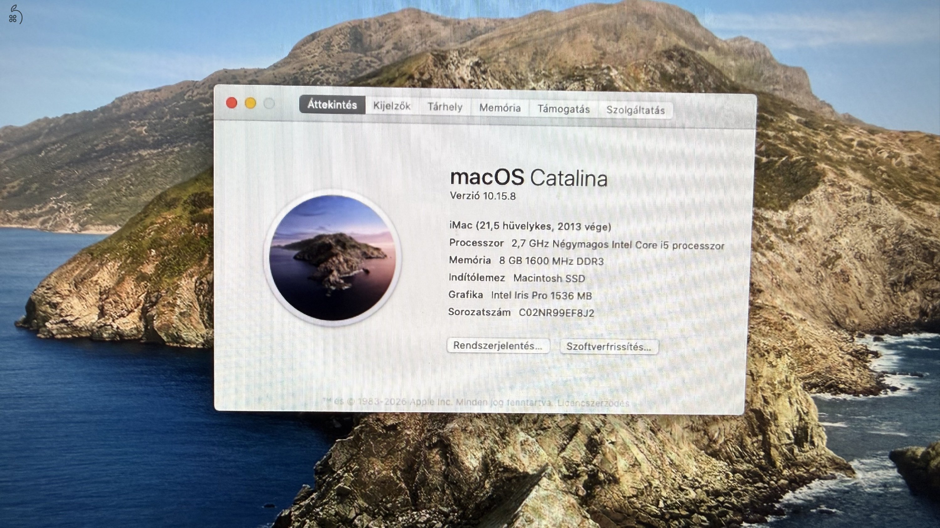 iMac 2013 év végi