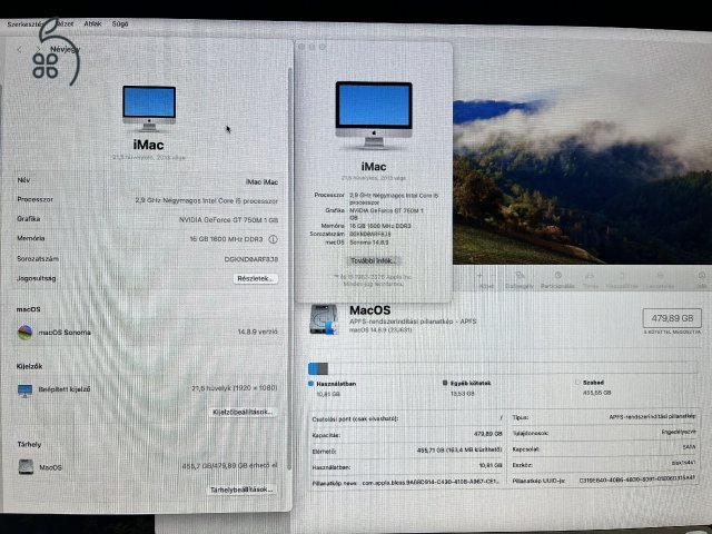 iMac 2013 Late 16/480
