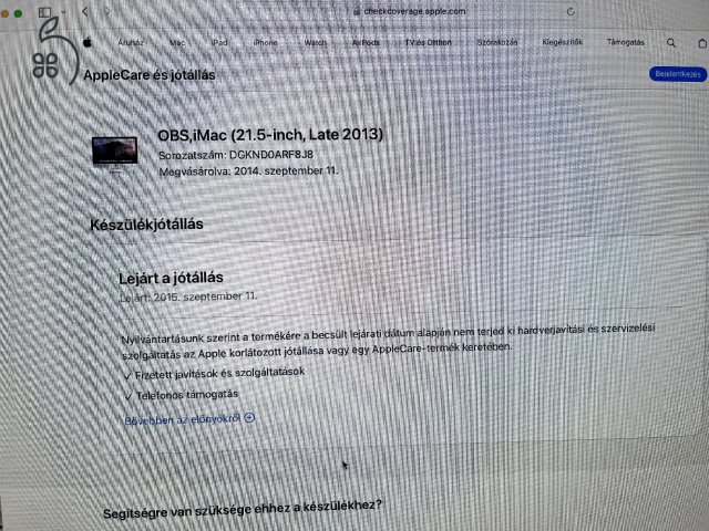 iMac 2013 Late 16/480