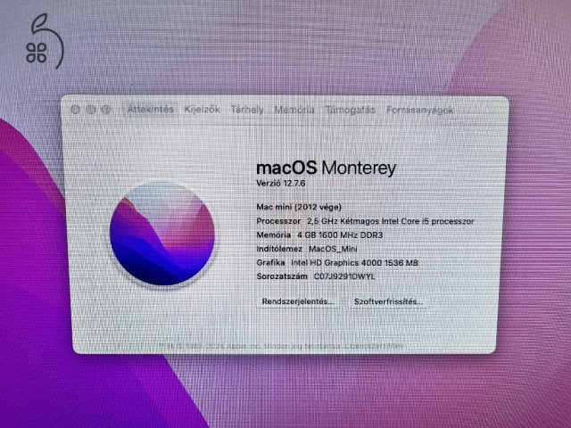 Mac Mini 2012 Late