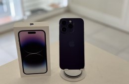 iPhone 14 Pro 128GB Független Lila Használt/1 hónap gar./Akku 100%/p5018