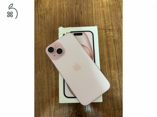 iPhone 15 128GB (pink) Garanciás!!