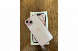 iPhone 15 128GB (pink) Garanciás!!