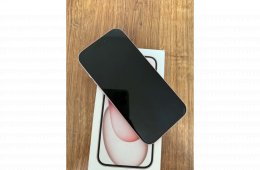 iPhone 15 128GB (pink) Garanciás!!