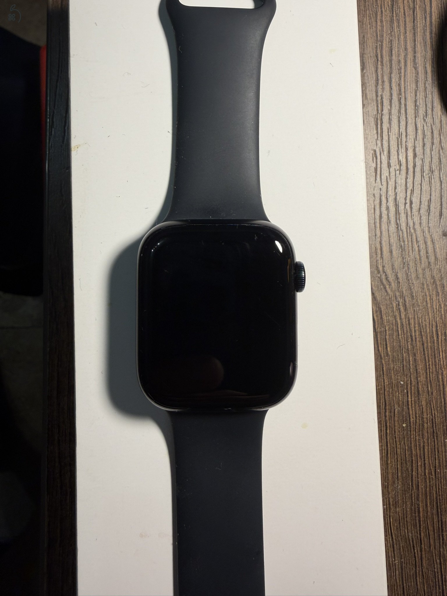 Apple Watch Series 9 45 mm Aluminium – Midnight GPS - dobozzal, töltővel