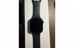Apple Watch Series 9 45 mm Aluminium – Midnight GPS - dobozzal, töltővel