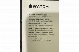Titánium Milánói szíj. S MÉRET (apple watch ultra órához is)