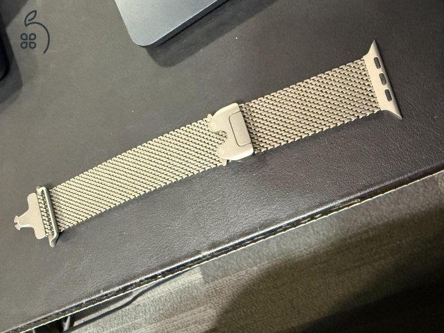 Titánium Milánói szíj. S MÉRET (apple watch ultra órához is)