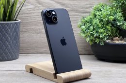 Hibátlan iPhone 15 Black 128GB 2 ÉV Garanciával 93%