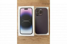 iPhone 14 Pro, 128 GB – kiváló állapotban, ajándék tokokkal