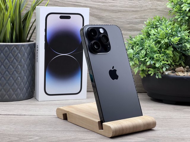 Hibátlan iPhone 14 Pro Space Black 128GB 2 ÉV Garanciával 91%