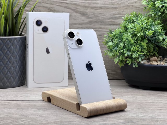 Hibátlan iPhone 13 Mini Starlight 128GB 2 ÉV Garanciával 91%
