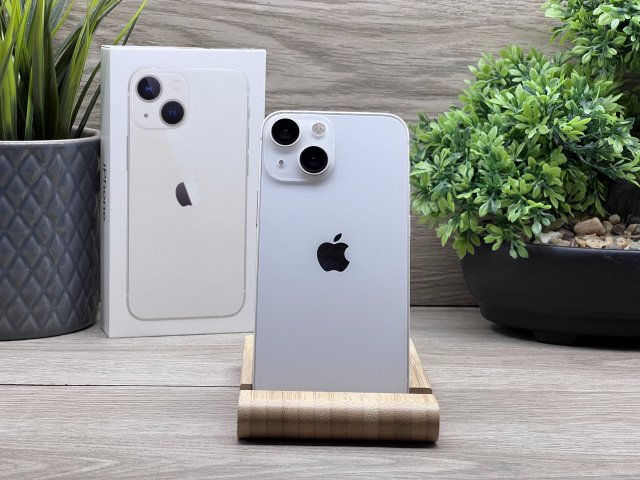 Hibátlan iPhone 13 Mini Starlight 128GB 2 ÉV Garanciával 91%