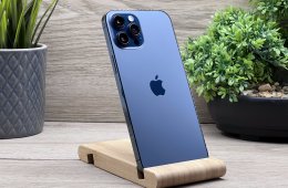 iPhone 12 Pro Max Pacific Blue 128GB 2 ÉV Garanciával 90%