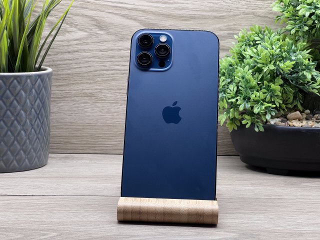 iPhone 12 Pro Max Pacific Blue 128GB 2 ÉV Garanciával 90%