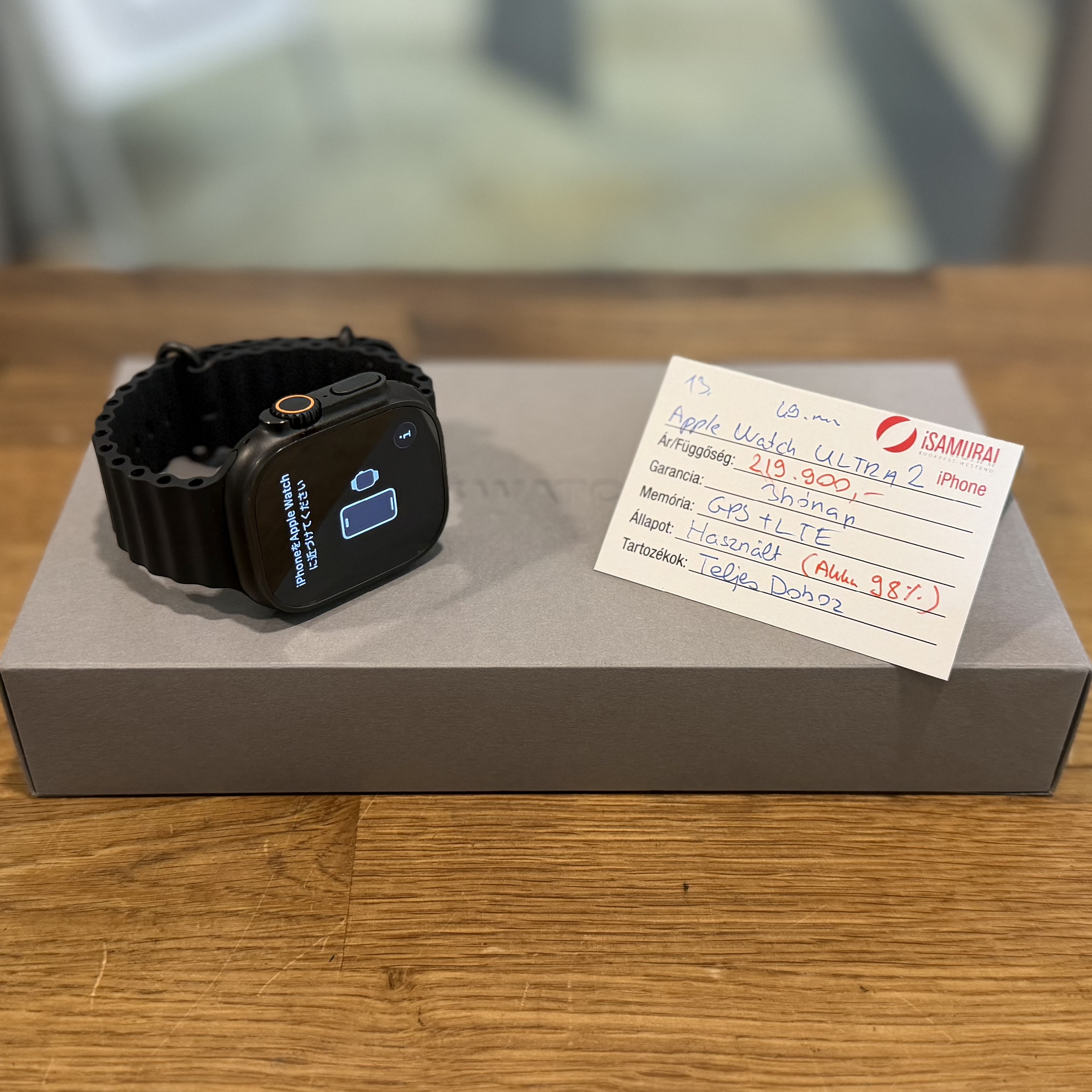 Apple Watch Ultra 2 - 49 mm - GPS+LTE - Újszerű - 98% AKKU (13.)