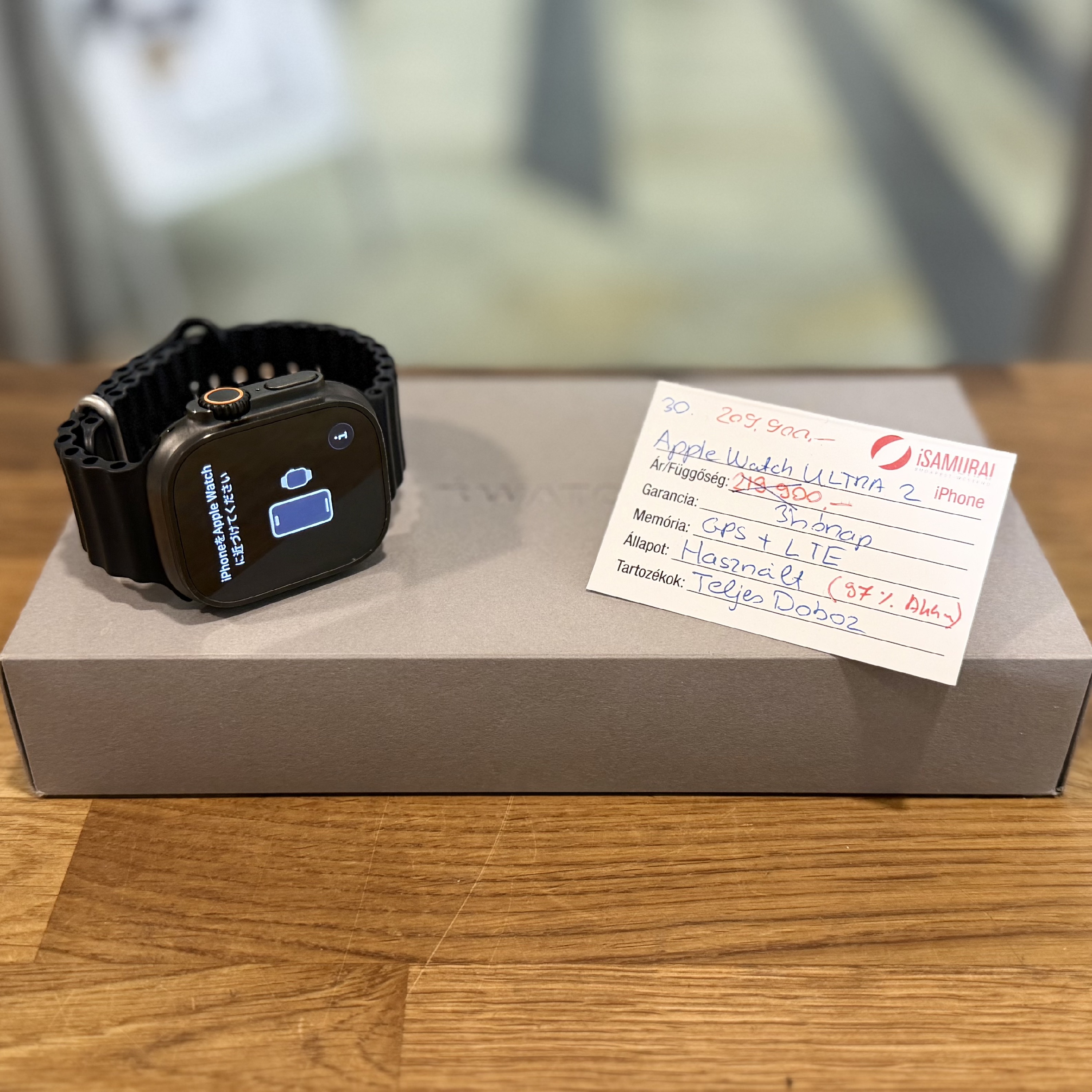 Apple Watch Ultra 2 - 49 mm - GPS+LTE - Újszerű - 97% AKKU (30.)