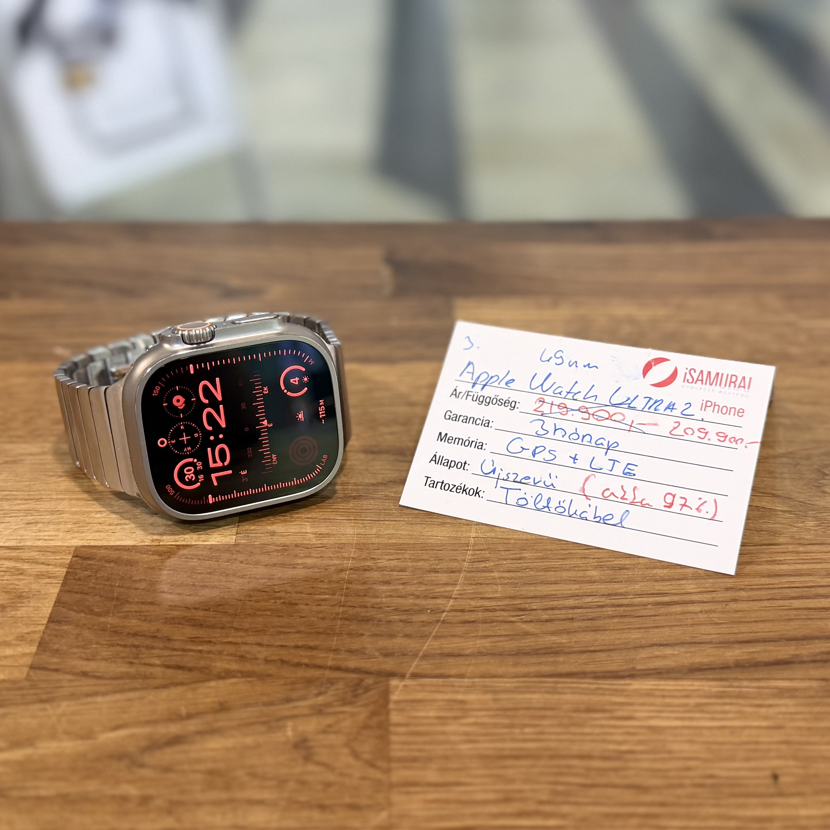 Apple Watch Ultra 2 - 49 mm - GPS+LTE - Újszerű - 97% AKKU (3.)