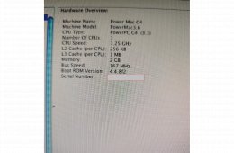 Apple Power Mac G4 MDD 1.25 GHz / 2 GB RAM / Radeon 9000 Pro – működő, megkímélt