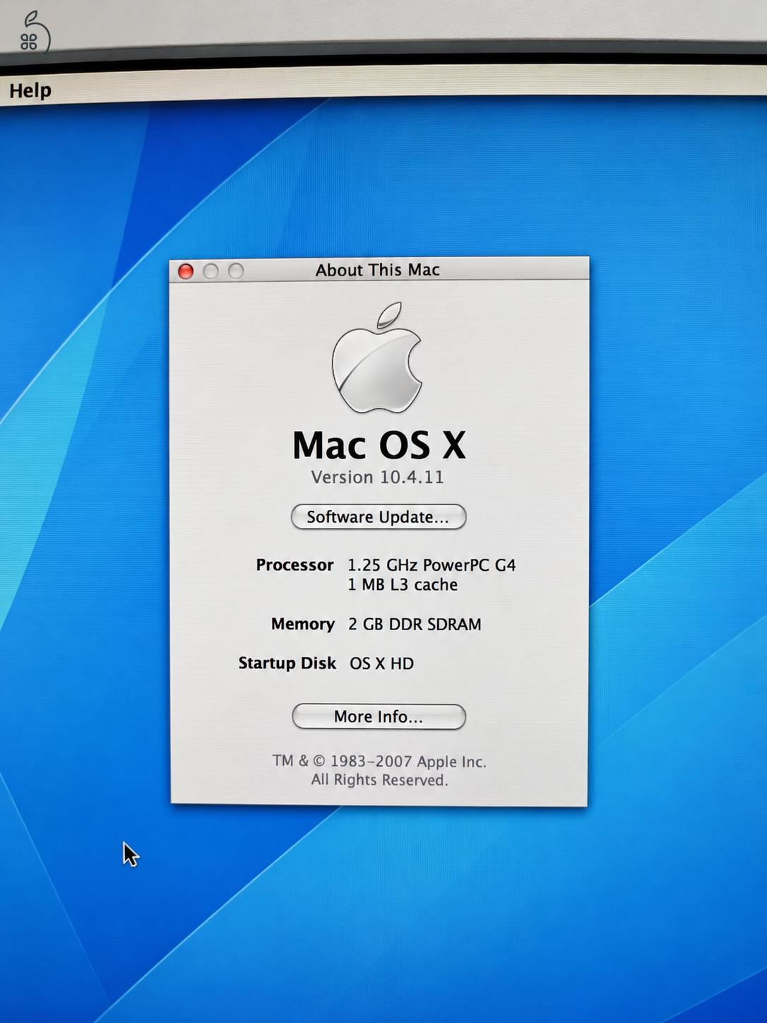 Apple Power Mac G4 MDD 1.25 GHz / 2 GB RAM / Radeon 9000 Pro – működő, megkímélt