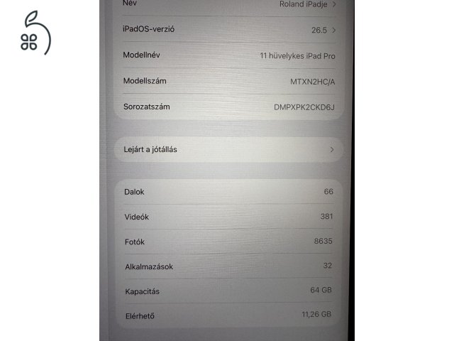 Apple iPad Pro 11” Wifi
