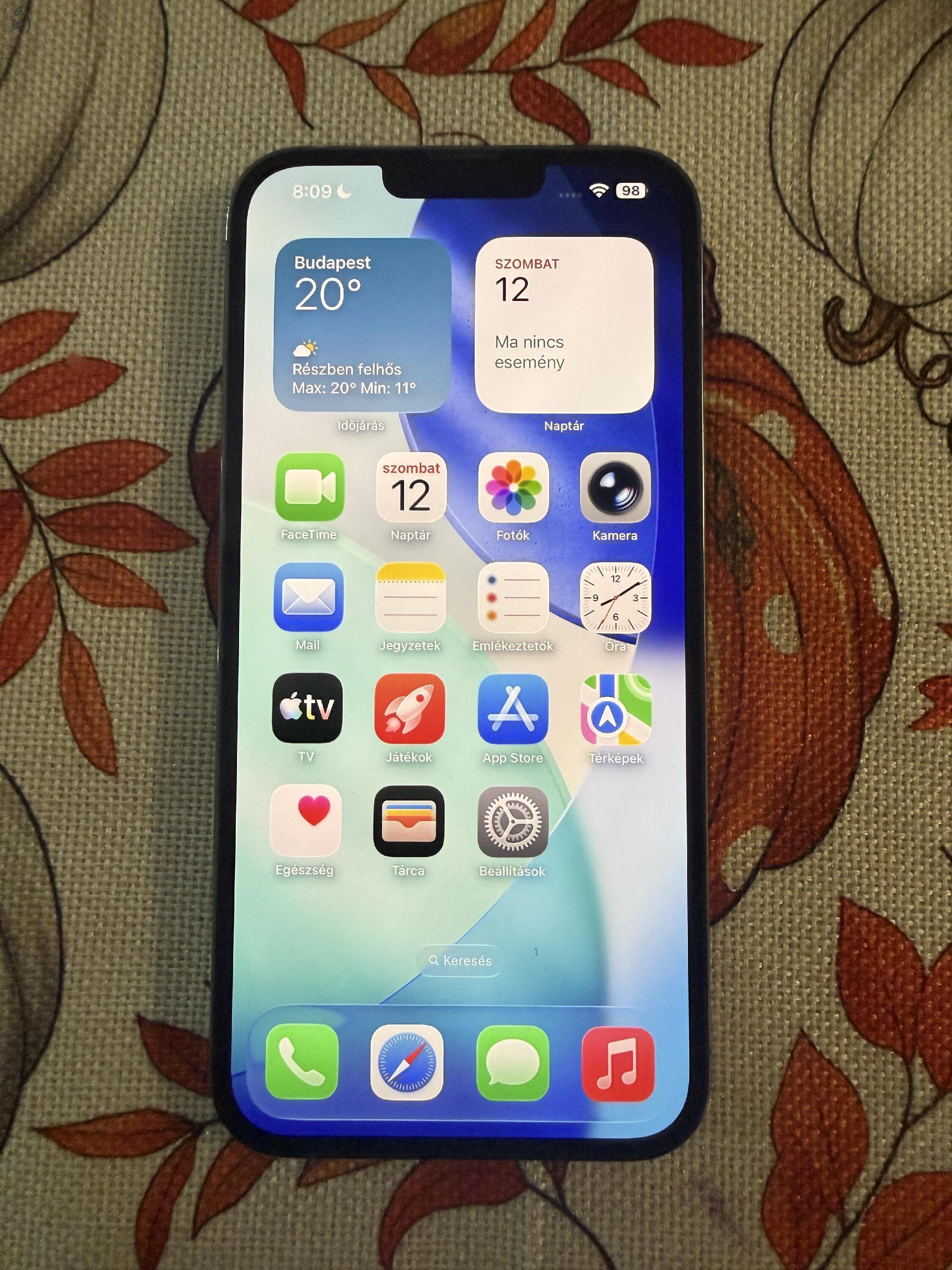 Eladó Apple iPhone 13 Pro Max 128 GB készülékem, készülékváltás miatt.